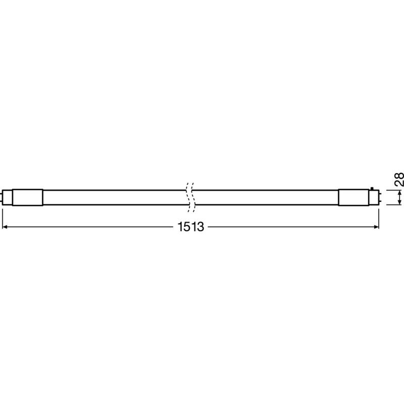 Thumbnail - Osram, Leuchtmittel, LED-Tube (T8, 24 W, 3600 lm, 1 x, D)