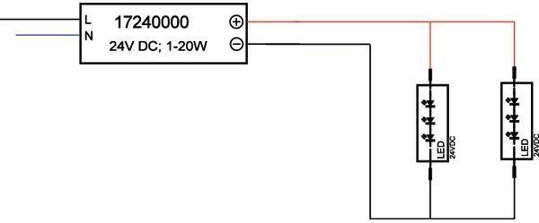 Actual product image Brumberg LED power supply