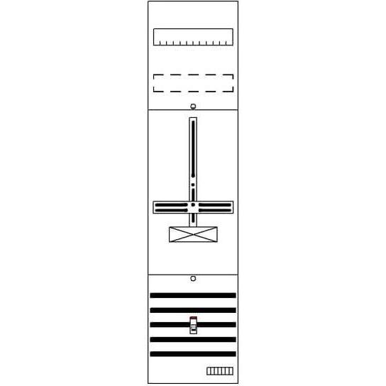 Striebel & John, Verteilerschrank Zubehör, Zählerfeld