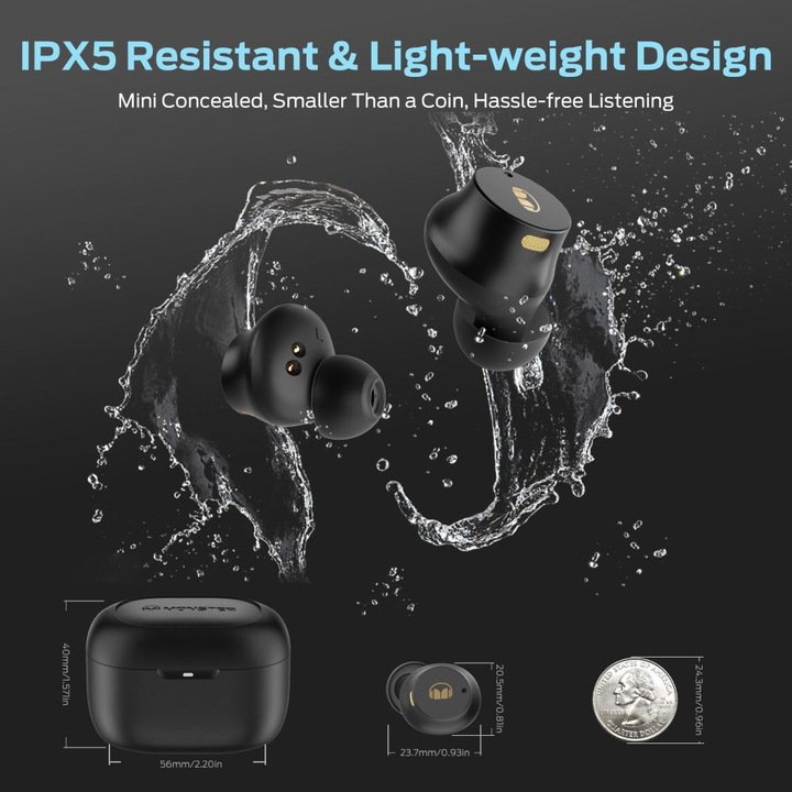 Actual product image Monster N-Lite 200 AirLinks (ANC, 1.50 h, Wireless)