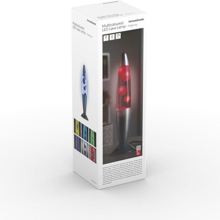 Produktbild InnovaGoods Mehrfarbige LED-Lavalampe Kolemp