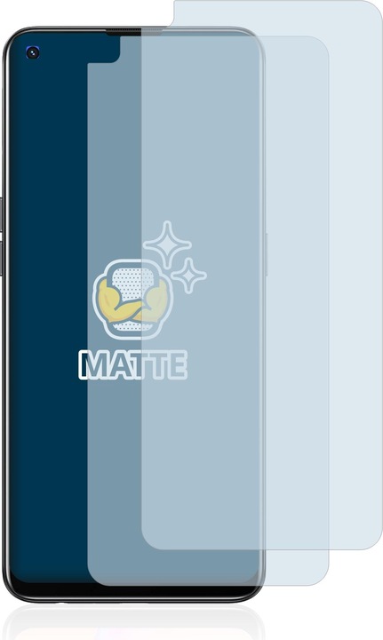 Actual product image BROTECT Anti-glare screen protector matt (2 Piece, Oppo A94 5G)