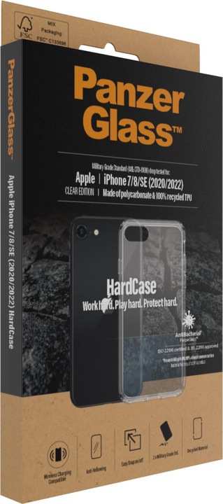 Productafbeelding PanzerGlass ™ ClearCase Apple iPhone SE (2020/2022) | 7 | 8 (Apple iPhone 7, Apple iPhone SE (2e generatie), Apple iPhone SE (3e generatie))