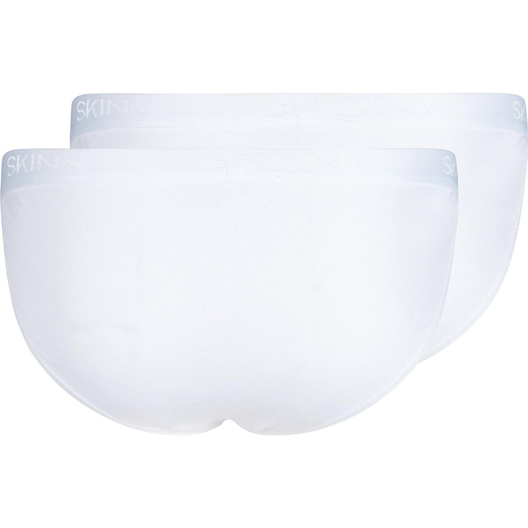 Thumbnail - Skiny, Herren, Unterhosen, Slip Klassisch Bequem sitzend, Weiss, (L, 2er Pack)