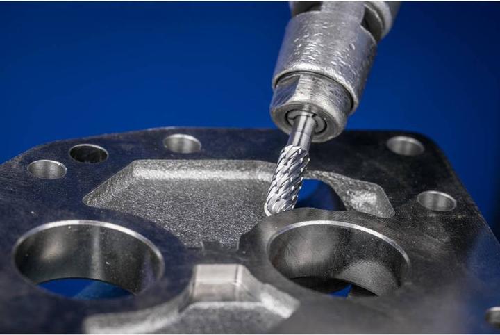Actual product image Pferd Carbide burrs cylindrical 8x20 mm shank ø 6 mm toothing ALLROUND for the versatile