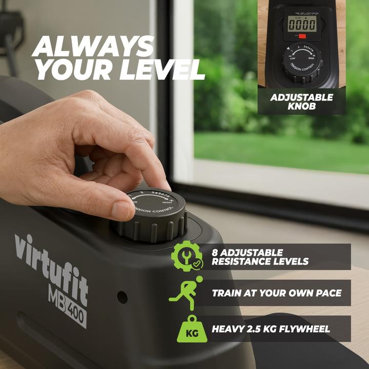 Actual product image Virtufit MB400 Bicicletta per sedia - Mini bicicletta