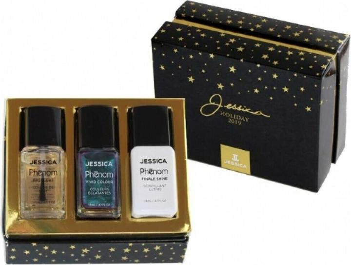 Actual product image Jessica Phenom Vivid Colour Nail Polish Long-lasting Gel-like Nail Polish without UV Lights Under Th (Gel-Effect Nail Polish)
