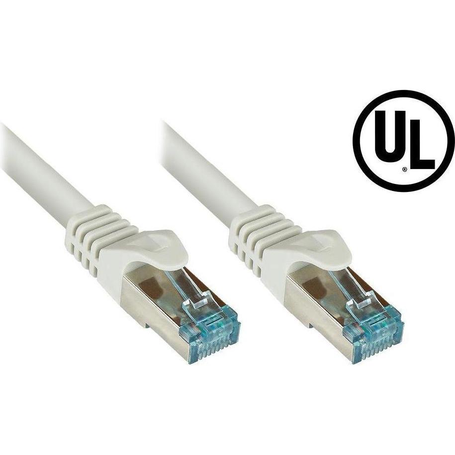 Good Connections RNS Patchkabel Cat.6A, mit Messprotokoll + Serien-Nr., S/FTP, PiMF, halogenfrei (LSZH), 500MHz, 10 (S/F...