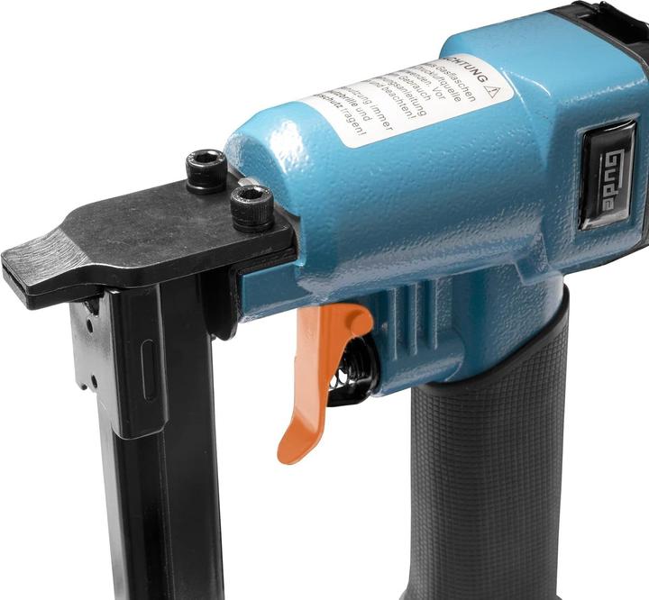 Actual product image Güde KN 14 Compressed air stapler IG 1/4" ( 40088 ) + 1800x staples + oil + safety goggles + case