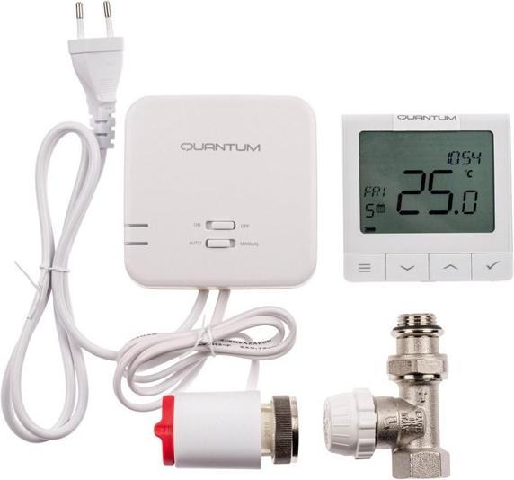 Actual product image Salus Controls Salus opparret gulvvarmesaet 1 zone med Quantum termostat