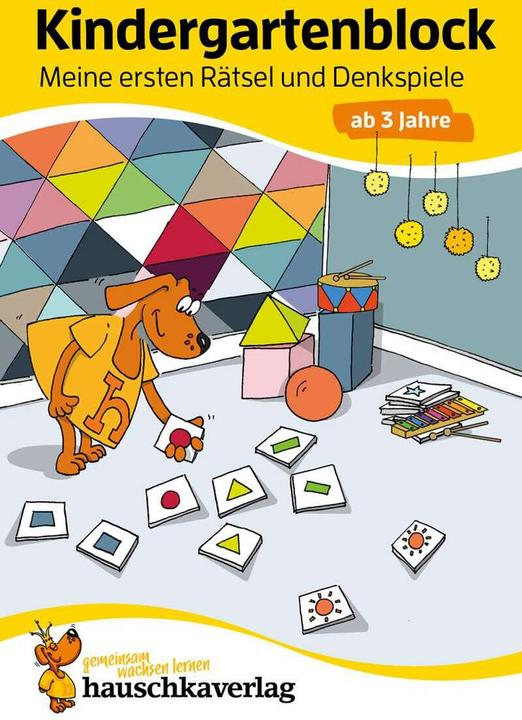 Produktbild Kindergartenblock - Meine ersten Rätsel und Denkspiele ab 3 Jahre, A5-Block (Deutsch, Ulrike Maier, Sabine Dengl, 2023)