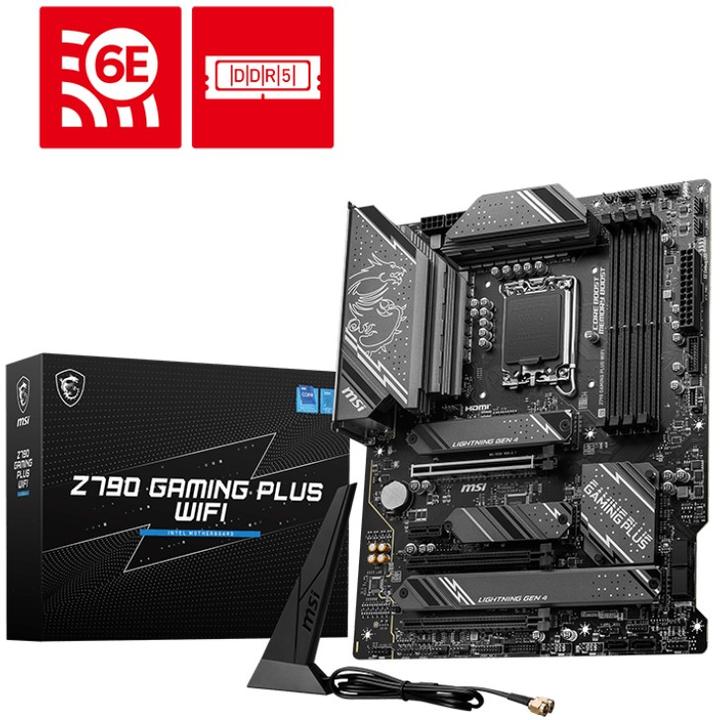 Image du produit MSI Z790 Gaming Plus Wifi (Z790,S1700,ATX,DDR5) (LGA 1700, Intel Z790, ATX)