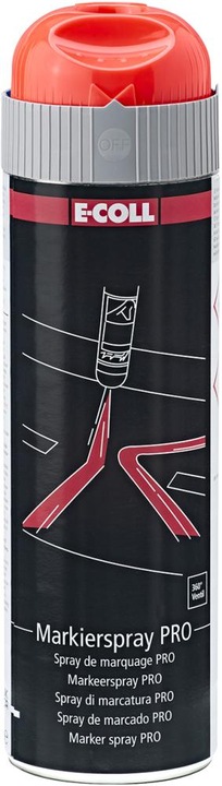 Produktbild E-coll Markierungsspray (Rot, Fluorescent, 0.50 l)