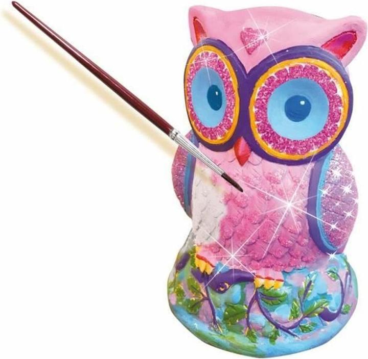 Produktbild Ses Gipsabguss und Gemälde Owl