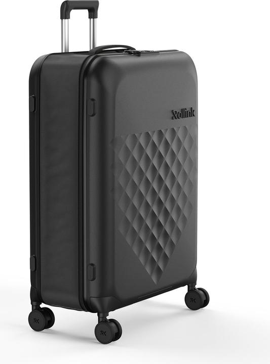 Actual product image Rollink Harde suitcase / trolley / travel case - Vega 360 - 76 cm - Zwart (105 l, L (90 - 115l))