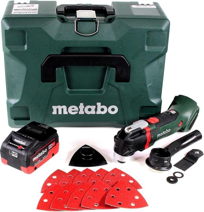 Actual product image Metabo MT 18 LTX Battery multitool 18V ( 613021840 ) OIS/Starlock compatible + 1x battery 5,5Ah + case