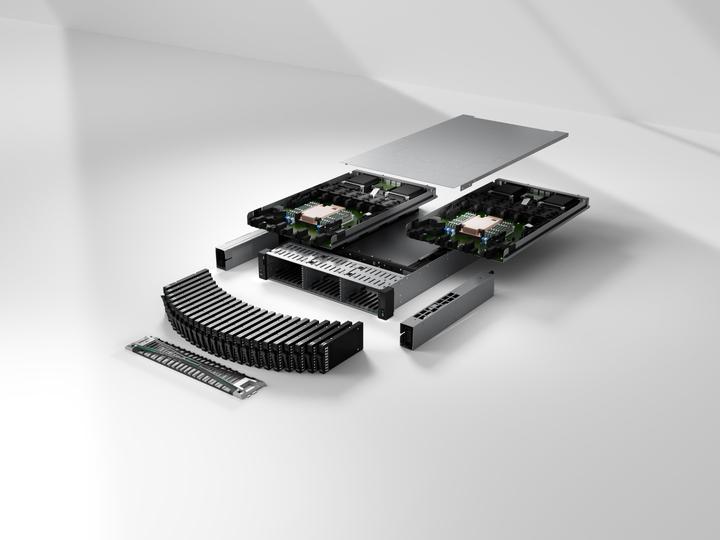 Actual product image HPE Al Stg Mp 16c Clstr Block-Stock