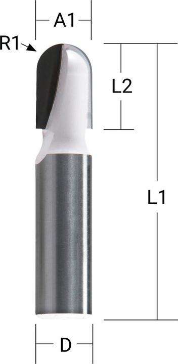 Produktbild Makita Rundnase Fräser