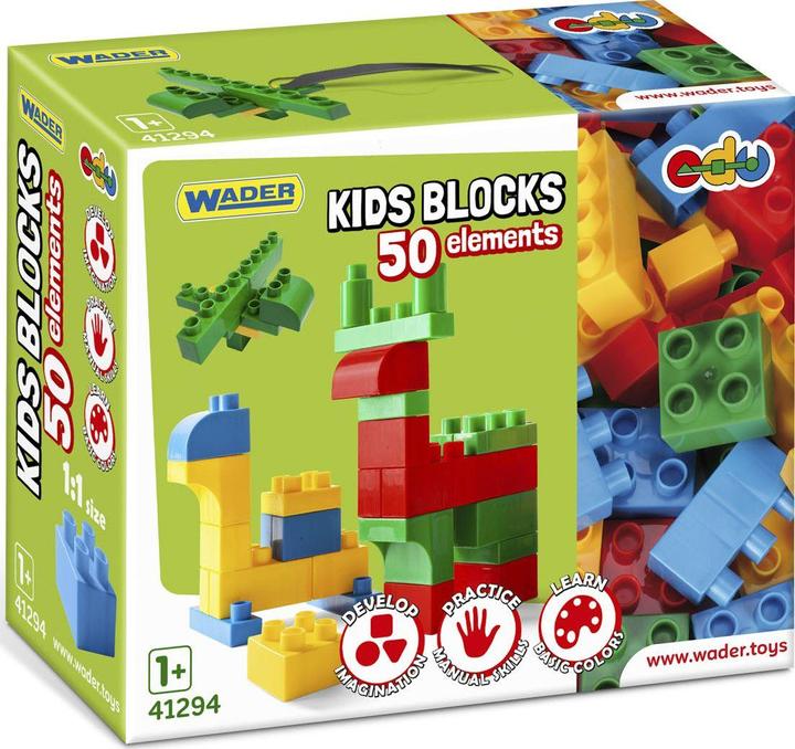 Wader Kids Blocks Klocki 50 items