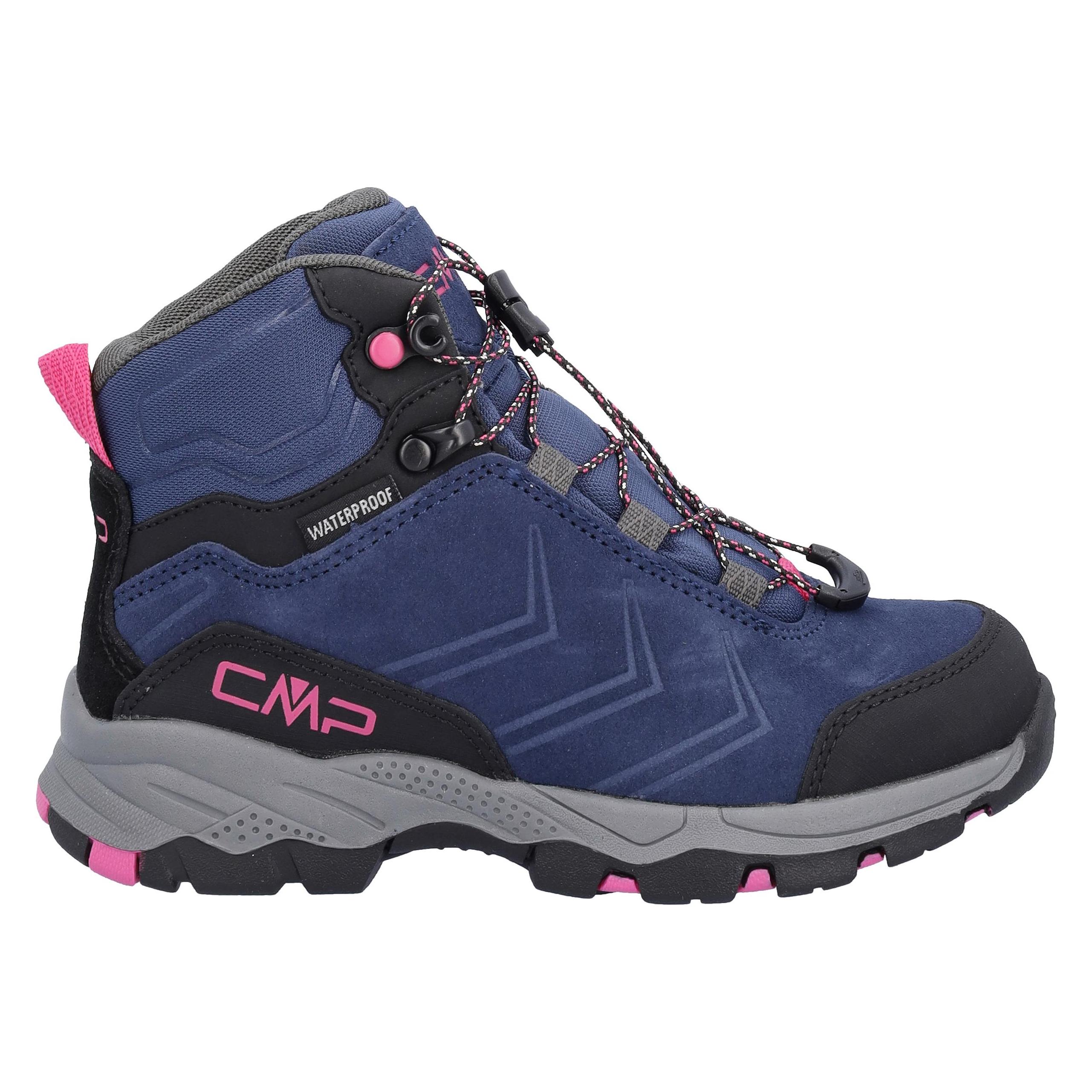 Cmp Campagnolo, Jungen, Wanderschuhe, Melnick Mid Wp (34), Blau, Pink