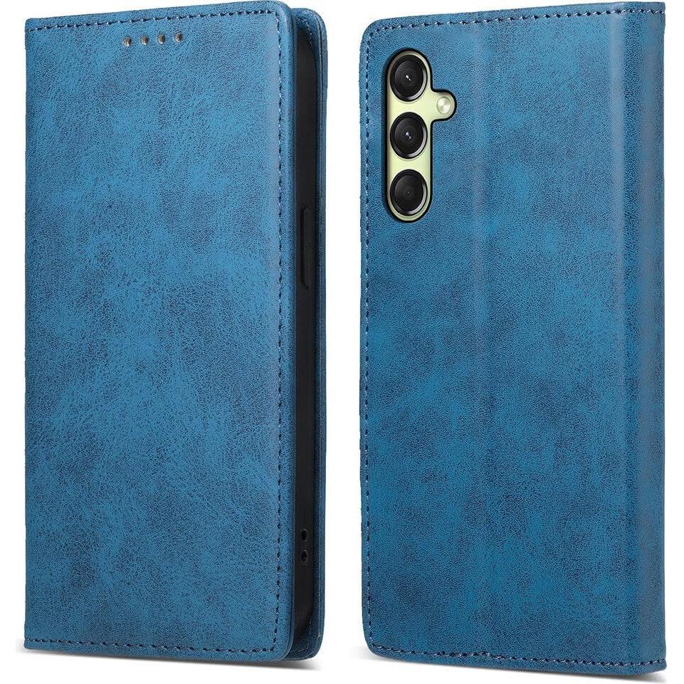 Cover-Discount Galaxy A36 5G - Flip Case mit RFID Blocker (Samsung Galaxy A36), Smartphone Hülle, Blau