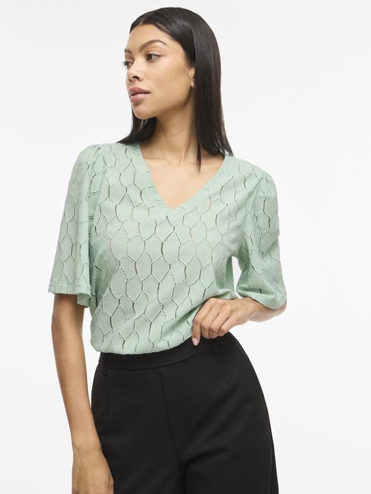 Immagine prodotto Vila VIMARCELLA V-Ausschnitt Oberteil mit kurzen Ärmeln (M)