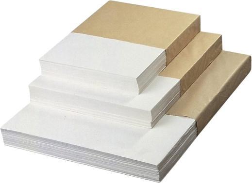 Actual product image Antalis Wrapping paper extra glossy white 45x60cmx55g 10kg/pack - (10 kilograms per pack)