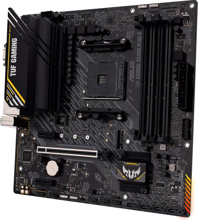 Image du produit ASUS TUF GAMING A520M-PLUS II (AM4, AMD A520, mATX)