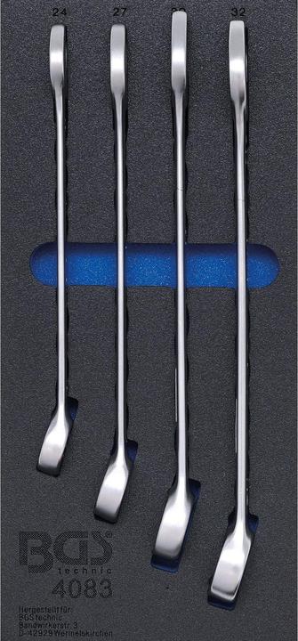 Actual product image BGS Tool Tray 1/3: Combination Spanner Set 24 - 32 mm 4 pcs.