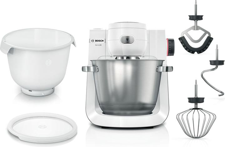 Edelstahl gebürstet, Weiss