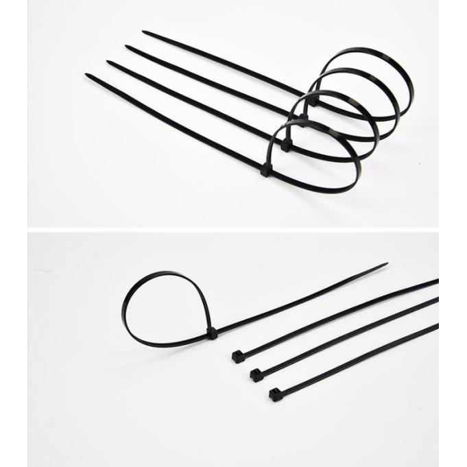 Mozo Organizer Mozos Opaska zaciskowa Czarny 100 sztuk (MCABLE-L), Cavo di alimentazione, Nero