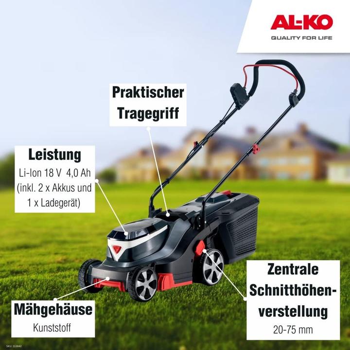 Produktbild AL-KO 38.2 Li Easy (Akkubetrieb)
