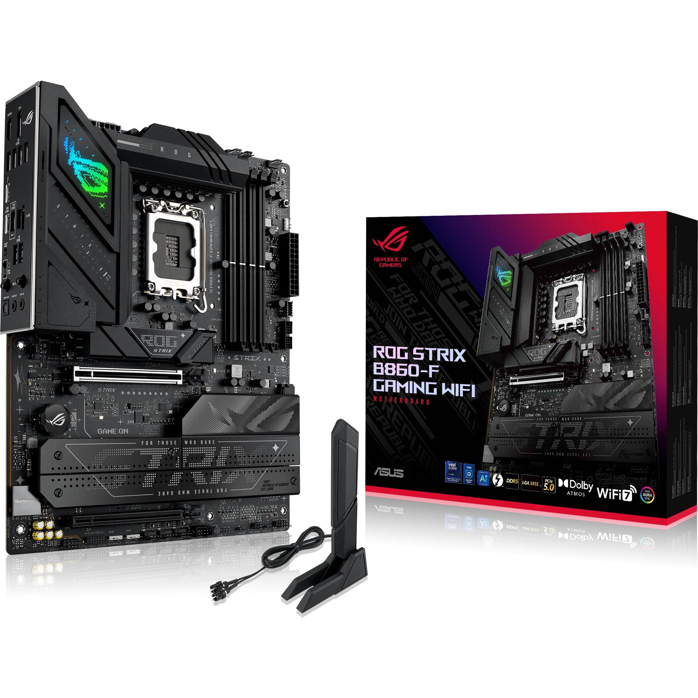 ASUS ROG STRIX B860-F GAMING WIFI (LGA 1851, Intel B860, ATX), Mainboard
