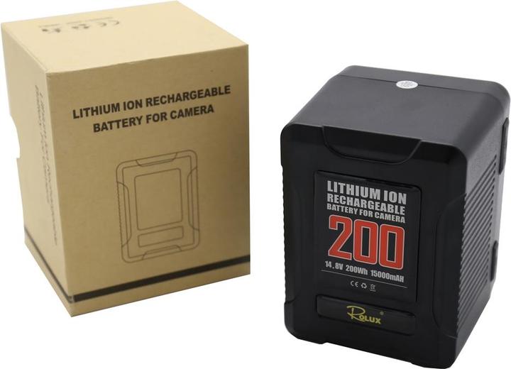 Produktbild Rolux Smart V-Mount Akku YC-200S 200Wh 14,8V 15000mAh (1 Stk., Gerätespezifisch, 15000 mAh)