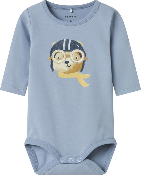 Produktbild Name it Langarmbody mit Bärenprint (56)