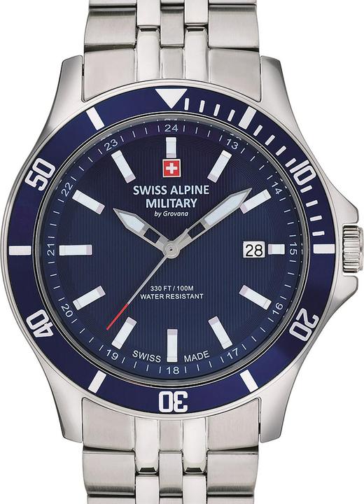Produktbild Swiss Alpine Military 7022.1135 Herren 42mm 10ATM (Analoguhr, 42 mm)