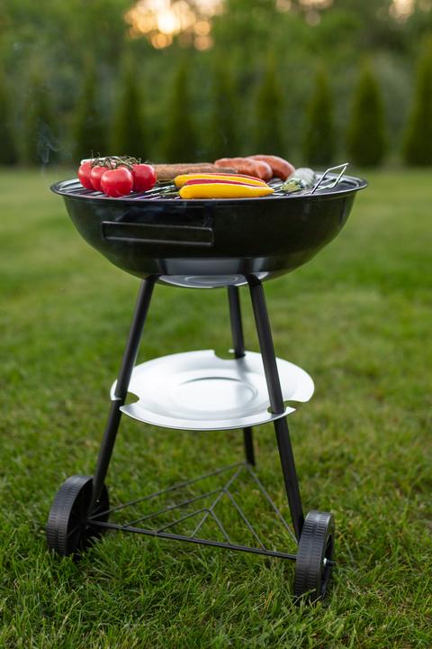 Produktbild Blaupunkt Grill rund mit Abdeckung GC301 schwarz (41 cm)