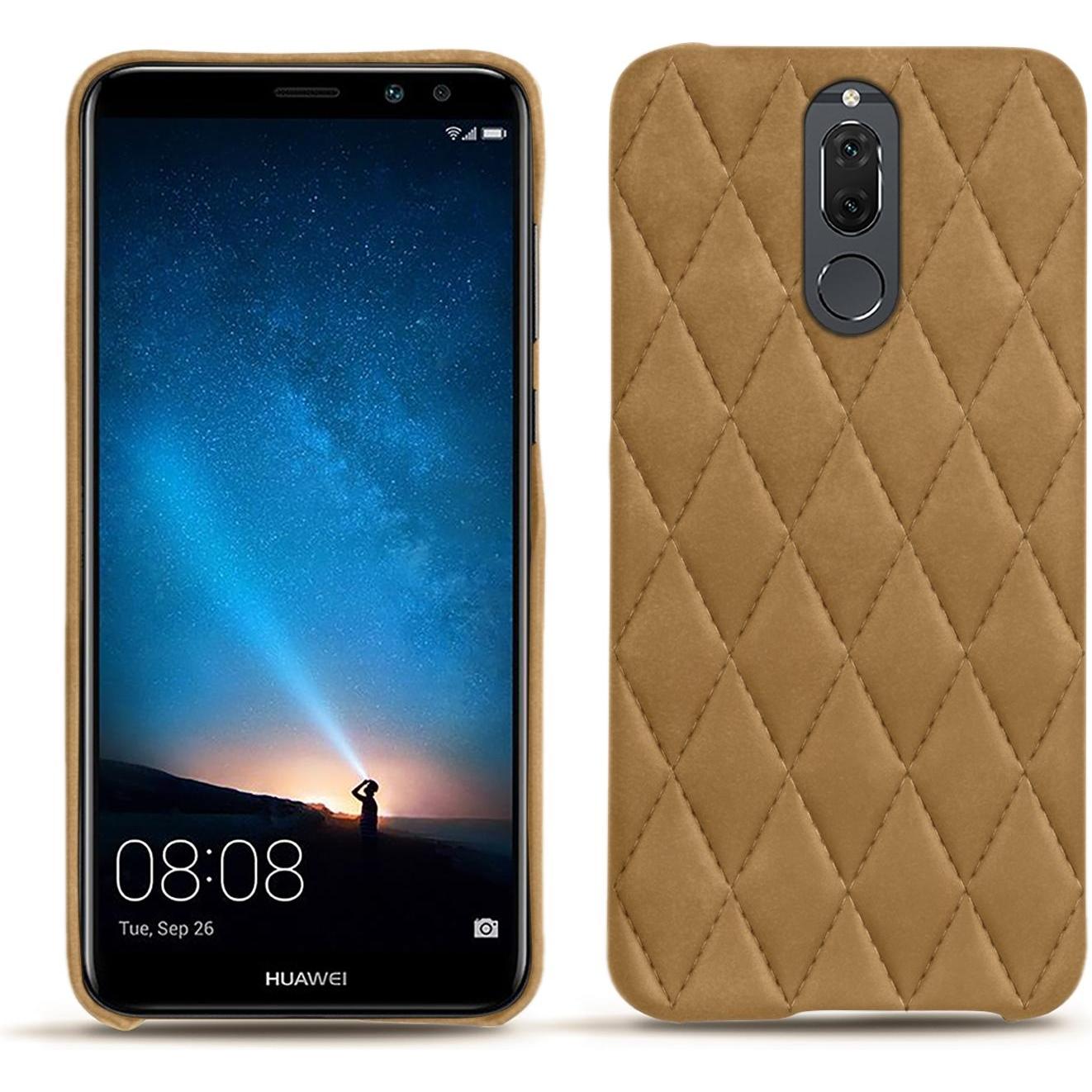 Noreve Lederschutzhülle (Huawei Mate 10 Lite), Smartphone Hülle, Braun