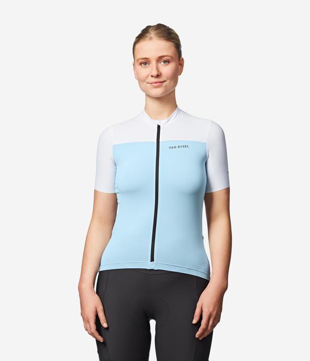 Image du produit Van rysel Maillot vélo route manches courtes été ajusté femme - EDR 2 bleu (M)