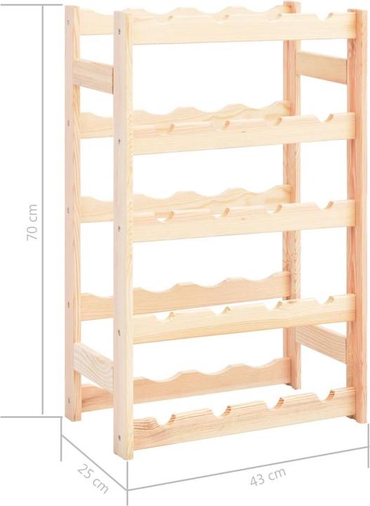 Immagine prodotto vidaXL Darb (43 x 25 x 70 cm, 20 Fl.)