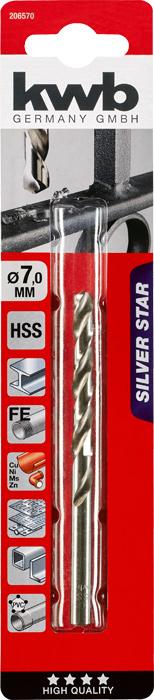 Actual product image kwb SILVER STAR HSS Twist Drill (7 mm)