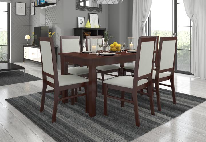 Actual product image ADRK Furniture RODOS 25 table and chair set (140 x 80 x 75 cm)
