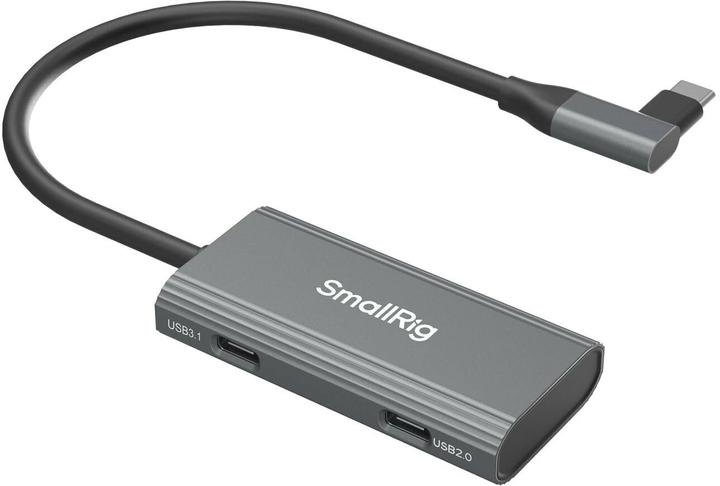 SmallRig 4598 4 in 1 USB C Hub PD 100W / USB C 3.1 / USB C 2.0 avec adaptateur audio x 2 (USB-C, 3 Ports)