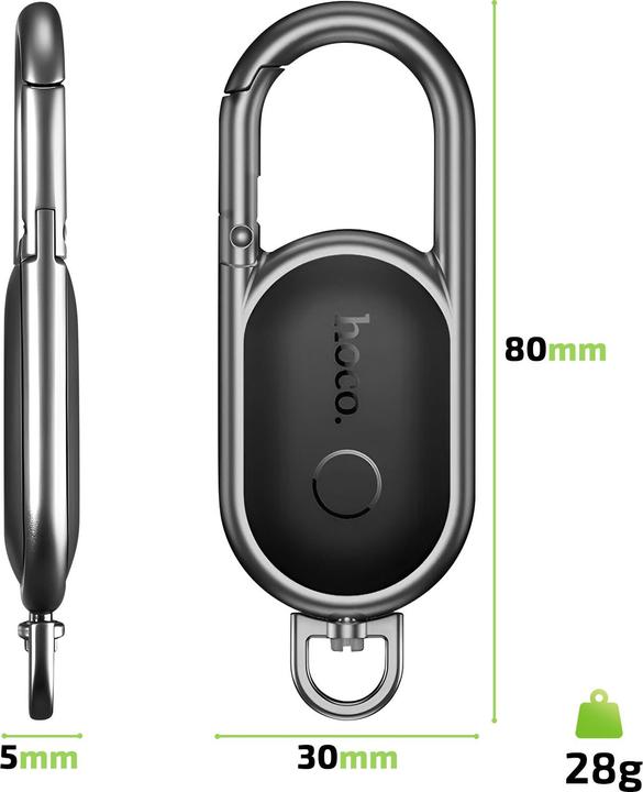 Produktbild Hoco Wireless headphones Locator compatible with Apple Find My E91J black (Android, iOS)