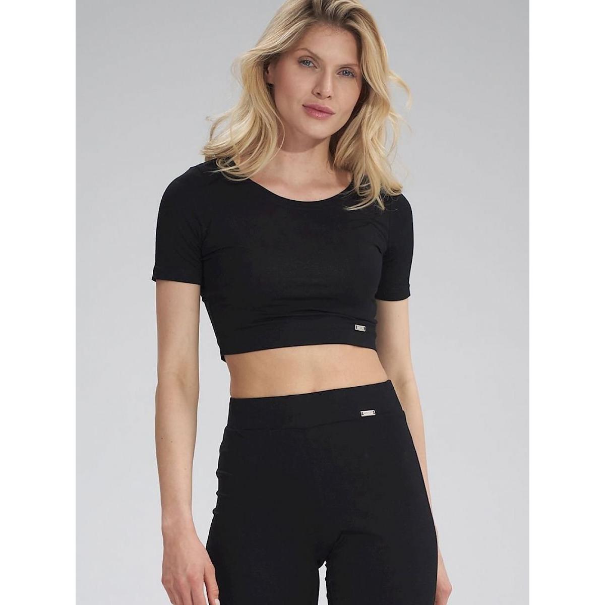 Figl, Damen, Bluse, Bluse, Schwarz, (XL)