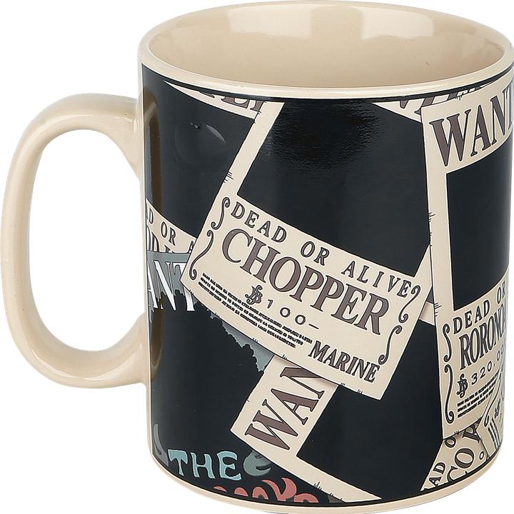 Actual product image ABYstyle ONE PIECE-Mug Heat-Wanted.ABYMUGA444 (460 ml, 1 x)