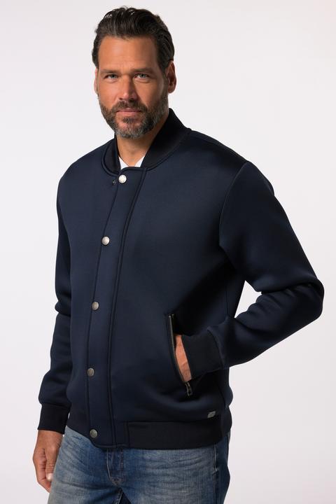Immagine prodotto JP1880 Giacca in stile college con scuba, colletto college e zip (3XL)