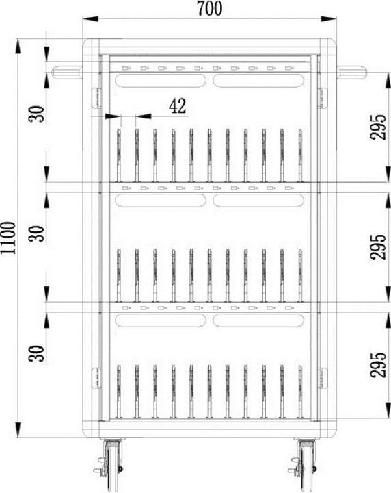 Produktbild Techly I-CABINET-30DUTY