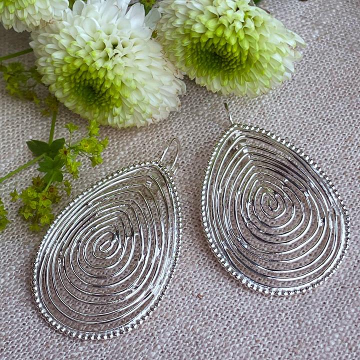 Immagine prodotto Steinkult Ohrringe "Nerida" (Ottone 925 placcato argento)