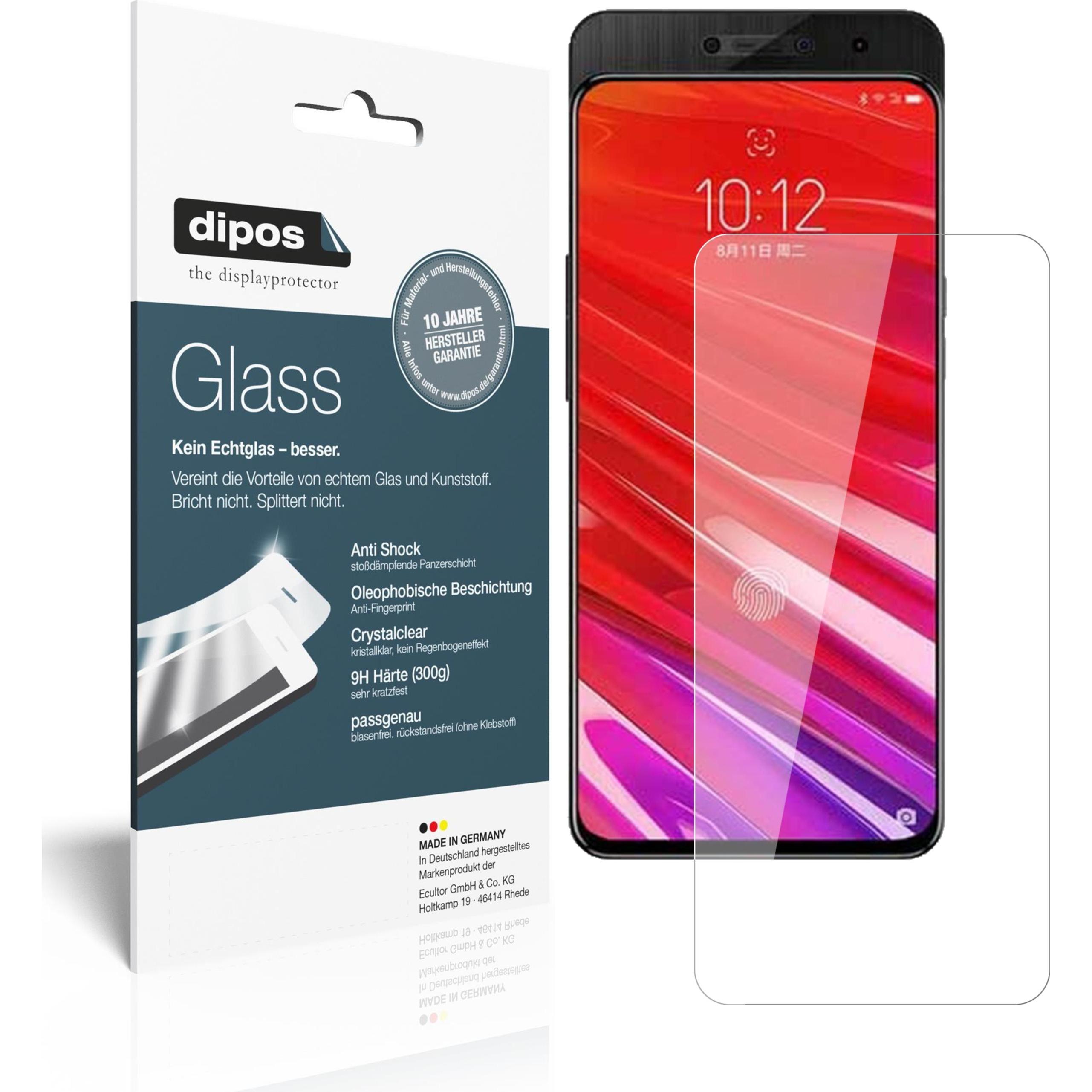 Dipos Displayschutz Anti-Shock (2 Stück, Lenovo Z5 Pro), Smartphone Schutzfolie, Transparent